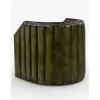 Oliver Olive Leather Swivel Chair